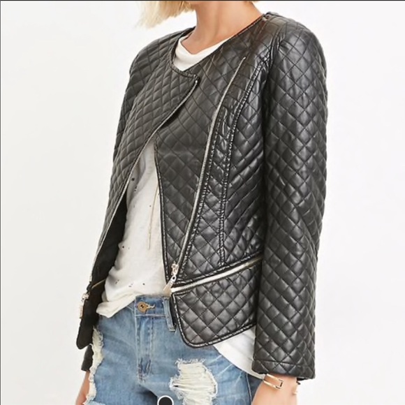 Quilted Bomber Jacket - Picture 2 of 3